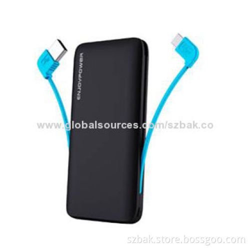 Mobile Power Bank with 5,000mAh Capacity, Dual-USB Output, Fit for iPhone, iPad, Mobile Phones